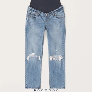 Abercrombie and Fitch Maternity ankle straight jean